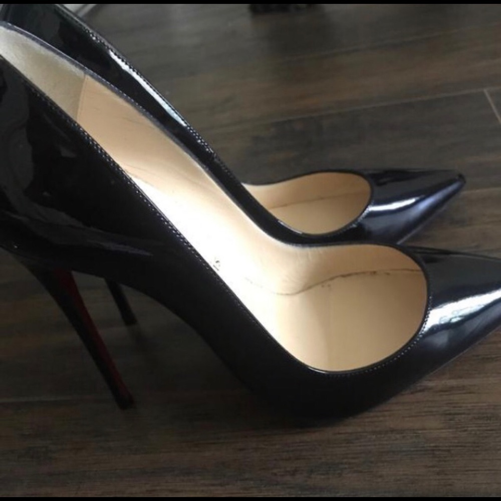 Christian Louboutin Patent Leather So Kate Heels